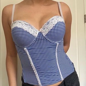 Gingham Corset
